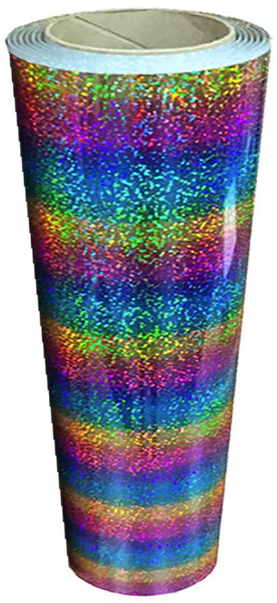19IN Specialty Materials DecoSparkle Rainbow - Specialty Materials DecoSparkle Holographic Polyester Heat Transfer Film